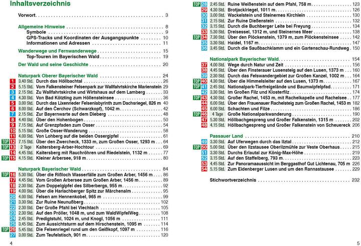Nährwerte und Zutaten Wanderführer / Bayerischer Wald (Deutsch, Eva Krötz, 2022)