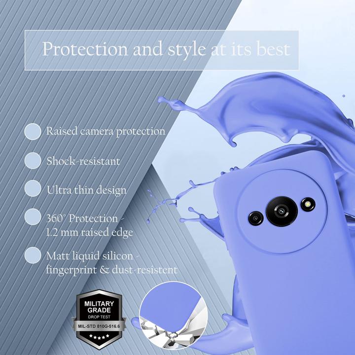 Image du produit Cadorabo Coque pour Xiaomi RedMi A3 / A3X TPU Liquid Silicone Case (Xiaomi Redmi A3)