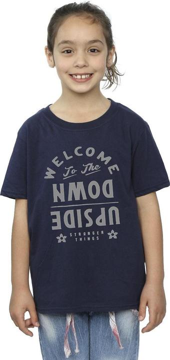 Produktbild Netflix Stranger Things Welcome To Upside Down TShirt Mädchen (128)