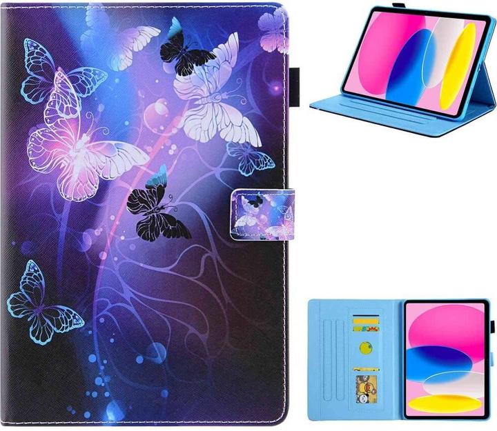 Image du produit Cover-Discount iPad 2022 (10.Gen) - Housse Papillon violet (Apple iPad 2022 (10e génération))