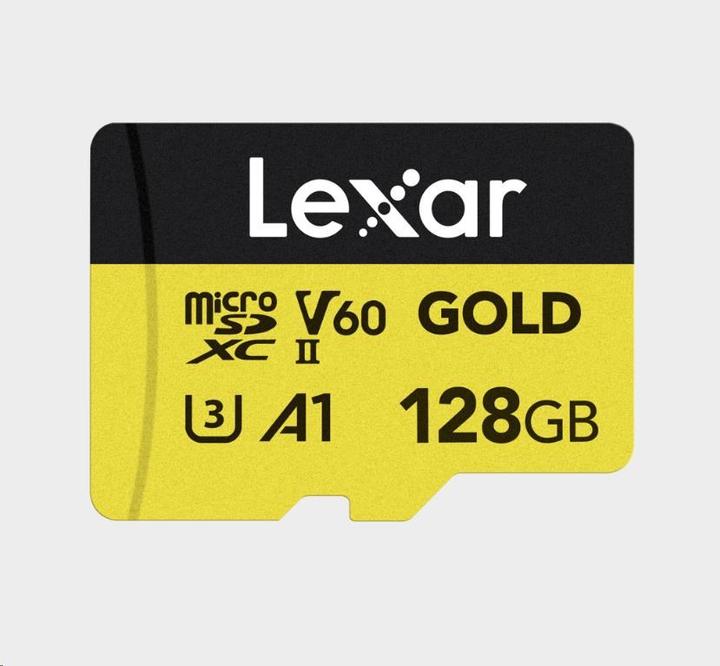 Produktbild Lexar Professional GOLD UHS-II (128 GB, microSDXC, U3, UHS-II)