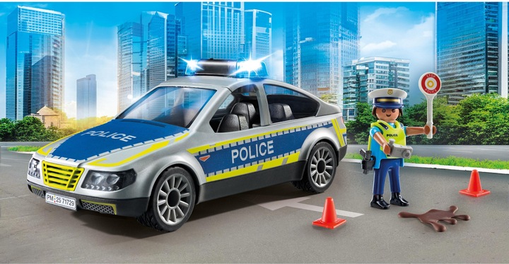 Produktbild Playmobil Polizei Streifenwagen (71729, Playmobil Action Heroes)