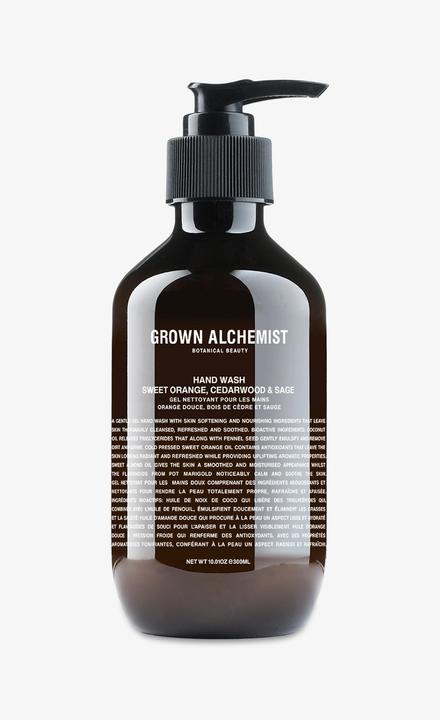Immagine prodotto Grown Alchemist GROWN Beauty - Lavamani: arancia dolce, legno di cedro e salvia (Sapone liquido, 300 ml)