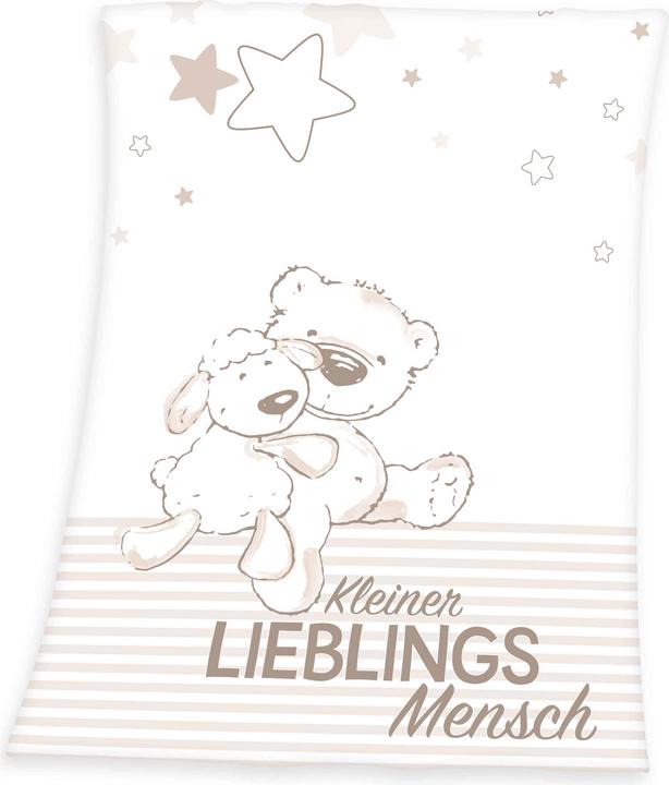 Produktbild Herding Lieblingsmensch Microfaserflausch Decke (100 x 75 cm)