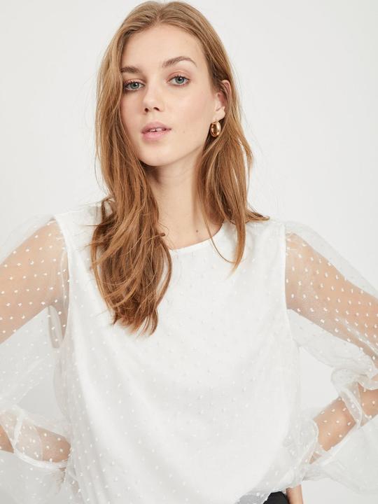 Immagine prodotto Vila Top da festa con maniche a palloncino a pois (42)