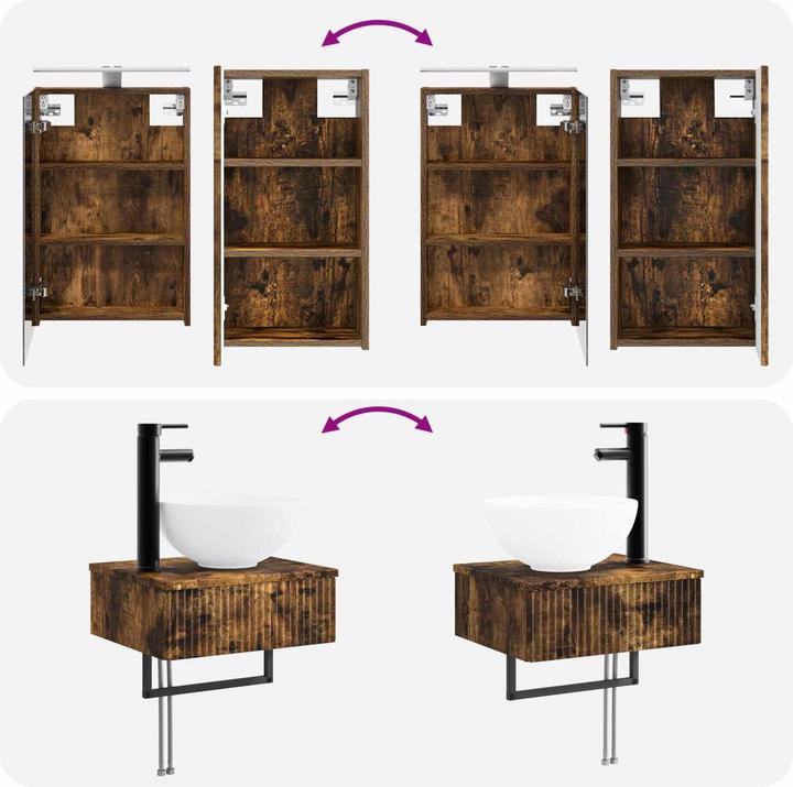 Produktbild vidaXL Badezimmermöbel-Set
