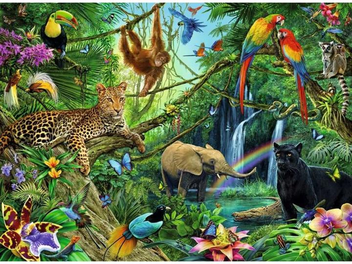 Actual product image Ravensburger Animals in the jungle (200 pieces)