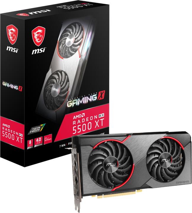 Actual product image MSI Radeon RX 5500 XT GAMING X (8 GB)