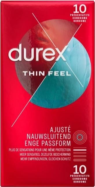Actual product image Durex Condoms Thin Feel - 10 pieces (10 pcs.)