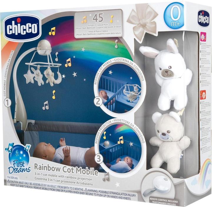 Image du produit Chicco Arc-en-ciel Appareil mobile 3-en-1 Beige