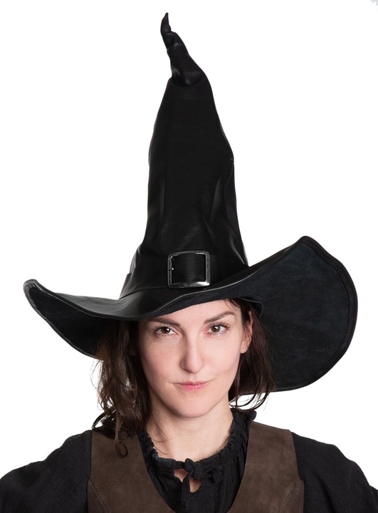 Produktbild Metamorph Hexenhut aus Leder - Wicca