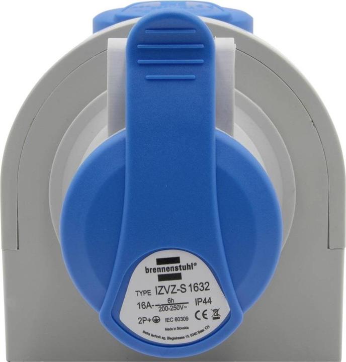 Immagine prodotto Brennenstuhl Presa a muro combinata con presa CEE 230V/16A e contatto di protezione tipo F IP44