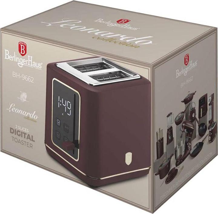 Actual product image BerlingerHaus Haus Toaster mit Digitalanzeige Leonardo Collection