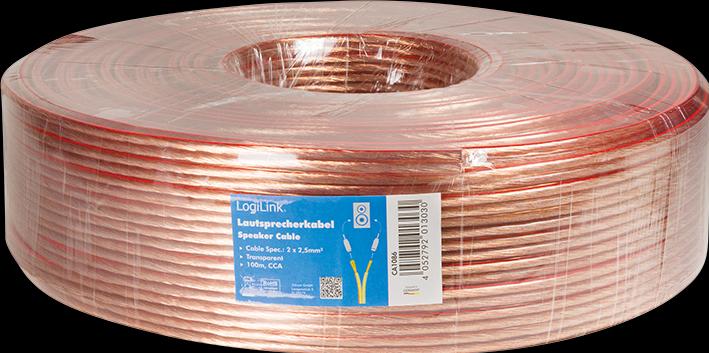 Produktbild LogiLink CA Lautsprecherkabel (100 m, 2.50 mm²)