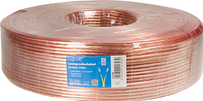 Actual product image LogiLink CA Speaker cable (100 m, 2.50 mm²)