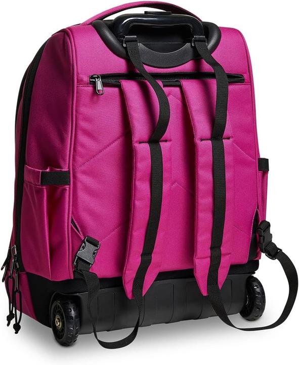 Actual product image Invicta Plain Trolley with Wheels, Shoulder Straps, and Multiple Pockets (42 l)