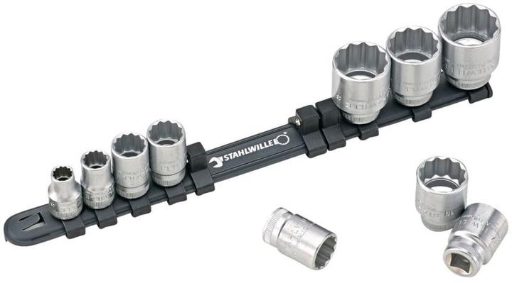 Produktbild Stahlwille Zwölfkant-Steckschlüsselsatz 12917, 3/8" (24 mm)