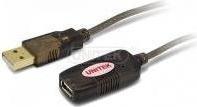 Unitek USB 2.0 active extension cable AM-AF, 5m, black, Y-250 (5 m)