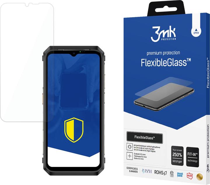 QJOY[3-Pezzi Vetro Temperato per Ulefone Power Armor 18/18T Pellicola Protettiva [Durezza 9H][ Anti graffio[Senza Bolle] Pellicola Protettiva per Ulefone Power Armor 18/18T