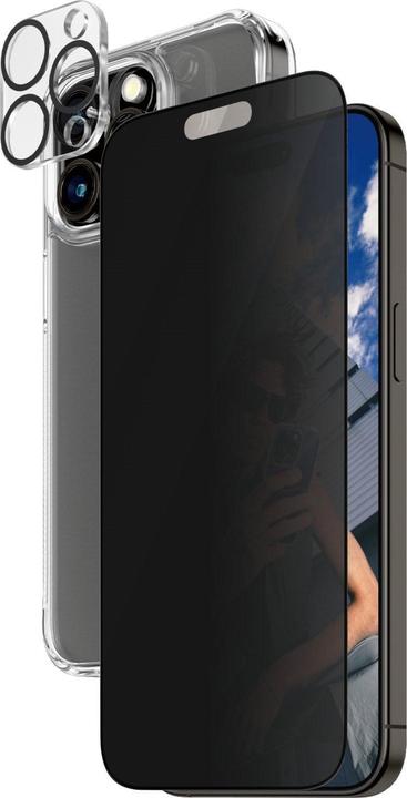PanzerGlass Pacchetto Privacy 3 in 1 (1 Pezzo/i, Apple iPhone 15 Pro Max)