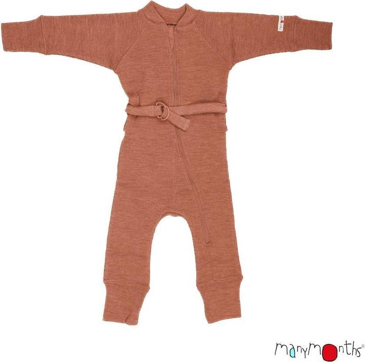 Produktbild ManyMonths Woll-Overall - Potter's Clay (L, XS)