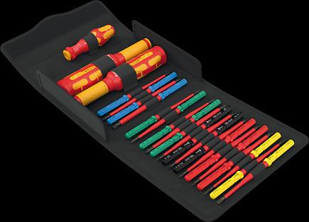 Actual product image Wera Kraftform Kompakt VDE Safe (Allen screw, External hexagon, Phillipps cross recess (PH), Pin-torx, Port, Pozidriv cross recess (PZ))