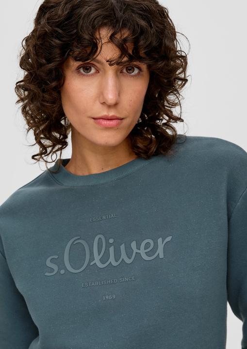 Produktbild s.Oliver Sweatshirt Sweatshirt mit Logo-Print (36)