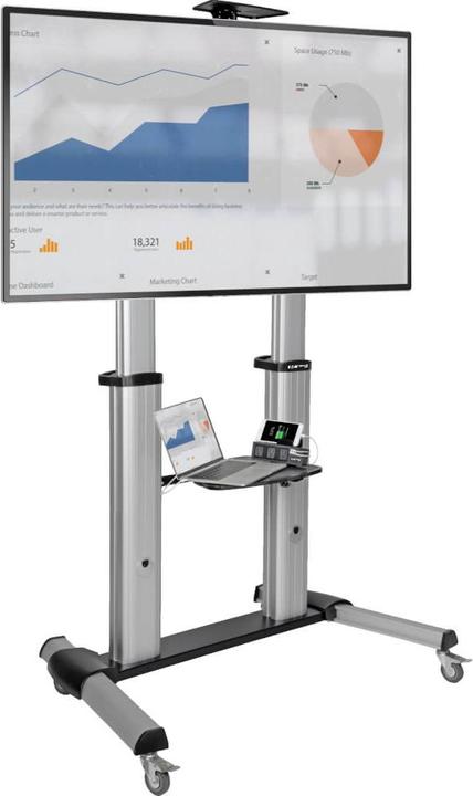 Immagine prodotto Eaton Supporto TV rotante per impieghi gravosi Altezza regolabile 152,4 cm 60 pollici 254 cm 100 pollici (100", 100 kg)