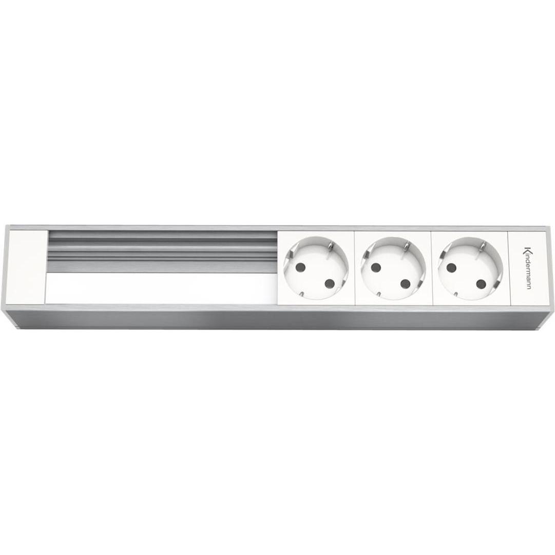 Kindermann, Steckdosenleiste, Modulträger 7449000303 (6 x)
