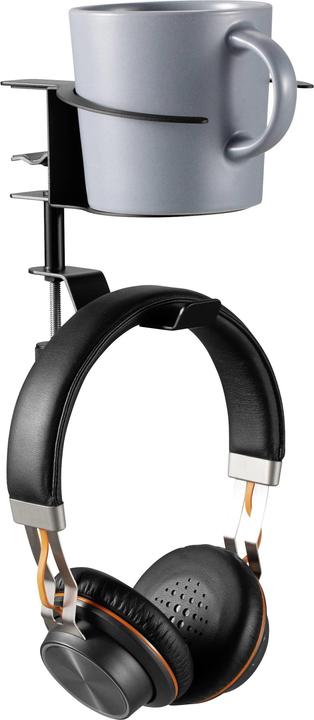Image du produit SpeaKa Professional Support universel pour casque et porte-gobelet
