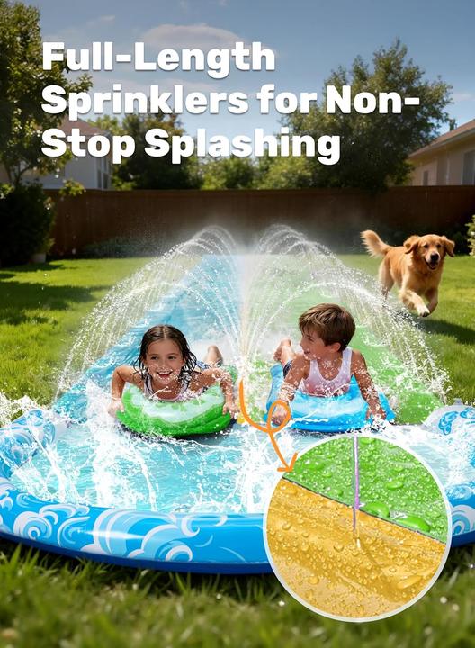 Produktbild Joyin Wasserrutsche mit Sprinkler (9.91 m)