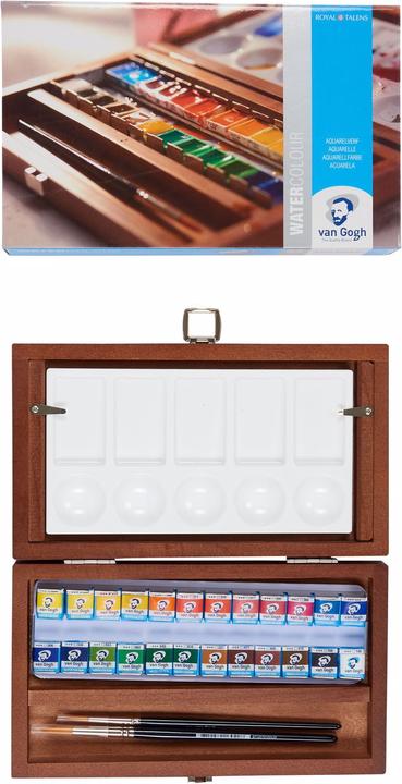 Image du produit Van Gogh Boîte de peinture à l'aquarelle (24 ml)