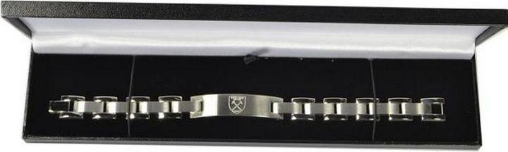 Produktbild West Ham United FC Geflochten Armband (20% Edelstahl, 80% Leder)