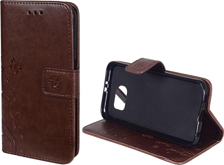 Produktbild König Design Schutz Handy Hülle für Samsung Galaxy S6 Edge Case Cover Tasche Wallet Etui Neu (Samsung Galaxy S6 Edge)