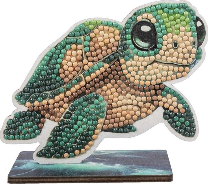 Produktbild Craft Buddy Ozean Schildkröte, Crystal Art Buddy, ca. 11x8cm