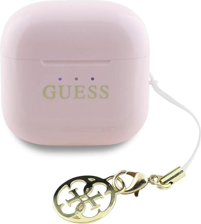 Image du produit Guess Écouteurs TWS Glossy Effect Imprimé Classic Logo & Charm - Rose (4 h, Sans fil)