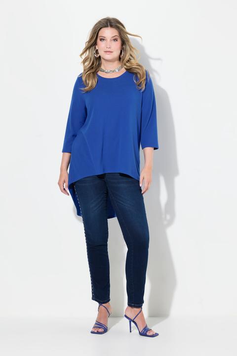 Actual product image Miamoda Sweater with rounded hem and 3/4 sleeves (50, 52)