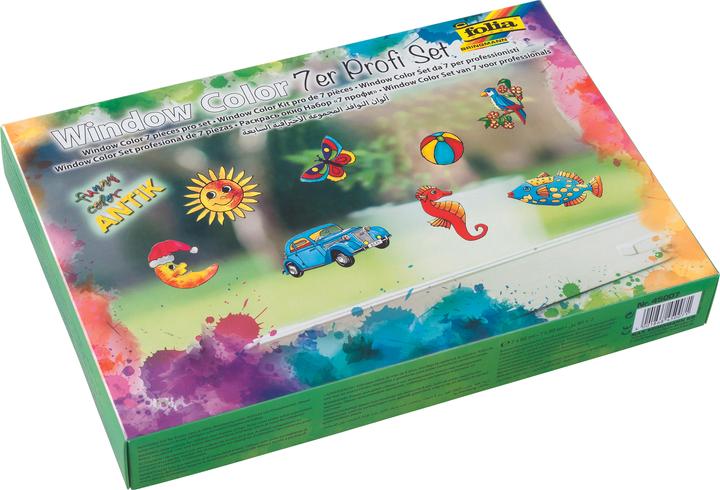 Folia Window Color Set Funny Color Antik Profiset 7-teilig (560 ml)
