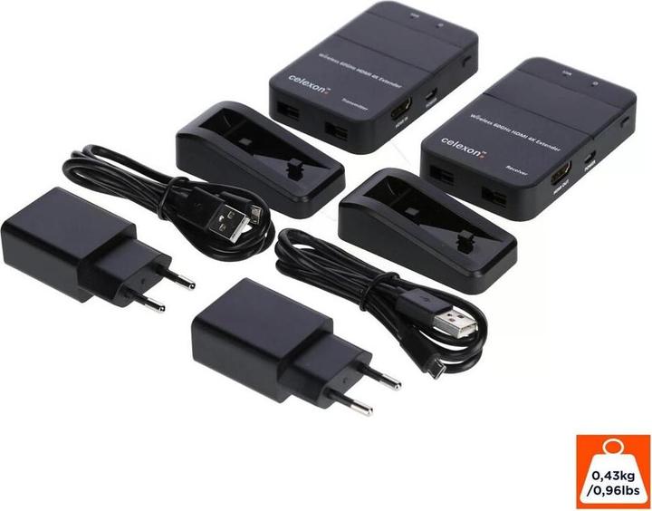 Productafbeelding Celexon Expert HDMI draadloze set WHD30M (30 m, HDMI 1)