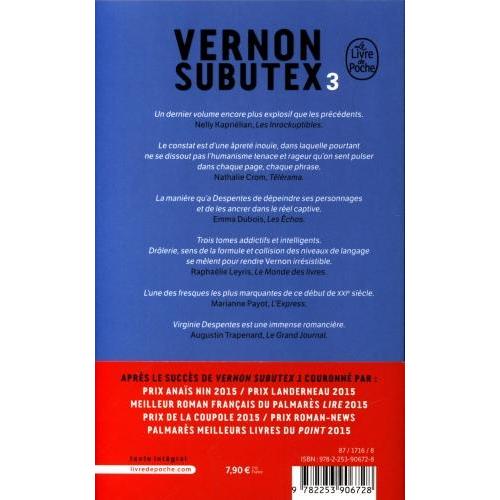 Thumbnail - Vernon Subutex. Tome 3, Belletristik von Virginie Despentes