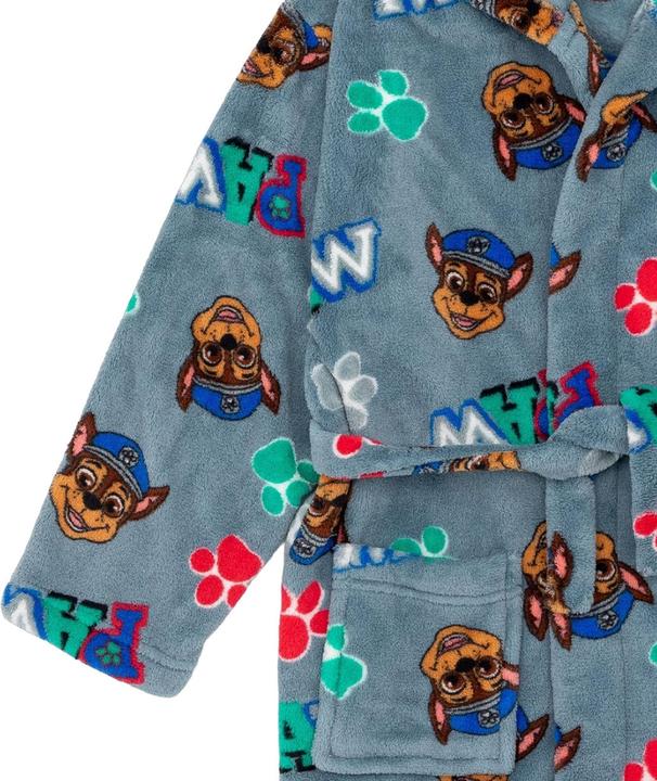 Immagine prodotto Paw Patrol Accappatoio in pile con cappuccio per bambini/ragazzi (104)