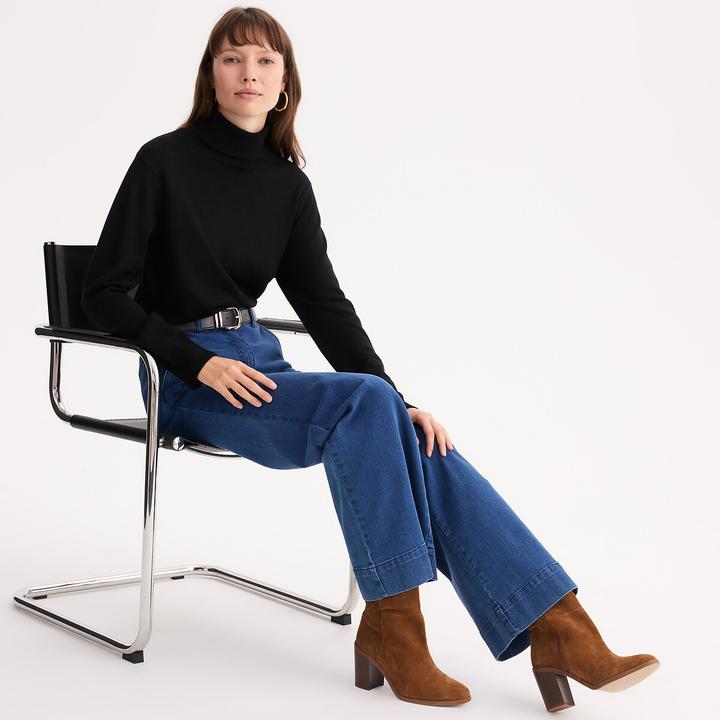 Produktbild Anne Weyburn Feinstrick-Rollkragenpullover (S)