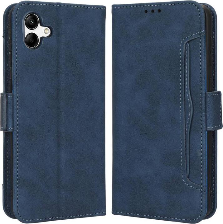 Actual product image Cover-Discount Galaxy M13 - Case with many card slots blue (Samsung Galaxy M13)