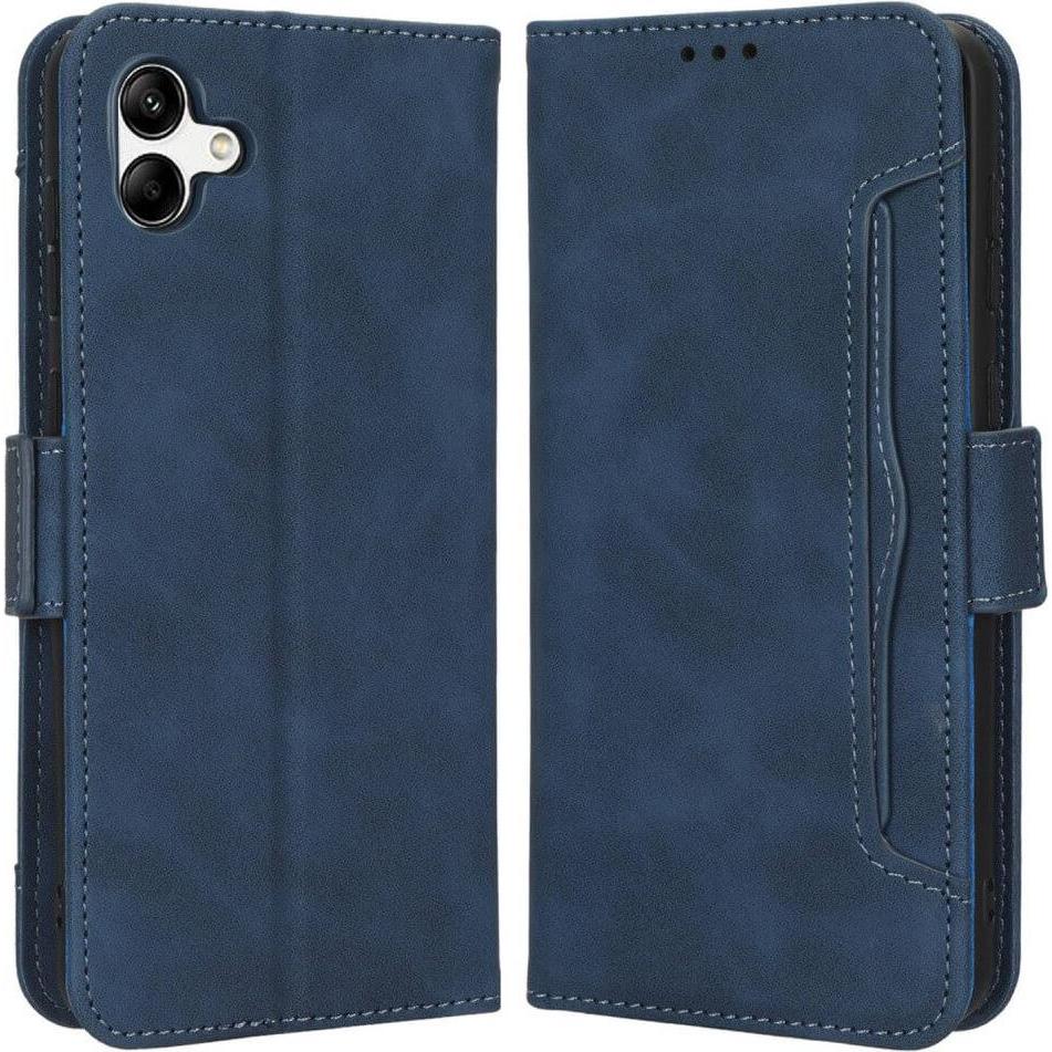 Cover-Discount Galaxy M13 - Etui mit vielen Kartenfächer blau (Samsung Galaxy M13), Smartphone Hülle, Blau