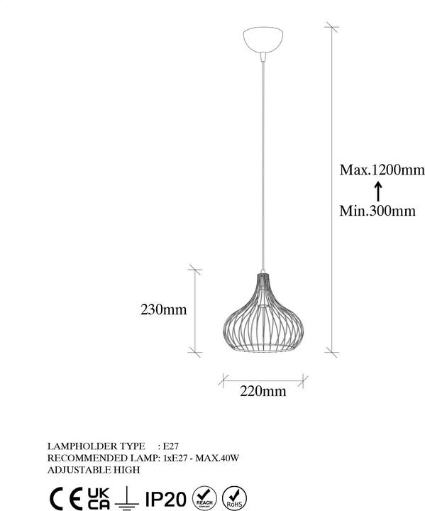 Immagine prodotto Opviq Sofia (E27)