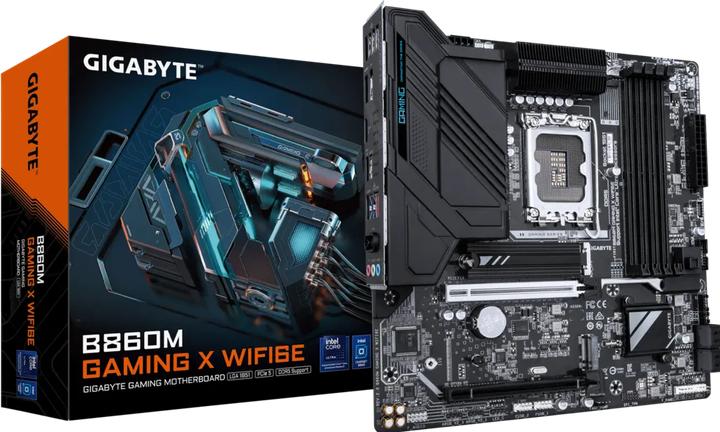 Actual product image Gigabyte MB GBT Intel 1851 B860M GAMING X WIFI6E (Socket S1, Intel B860, mATX)