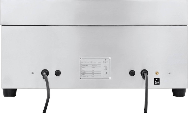 Produktbild Royal Catering Doppel Elektro Grillplatte Bräter Doppelgrill Kontaktgrill 3.200 W 60 cm lang