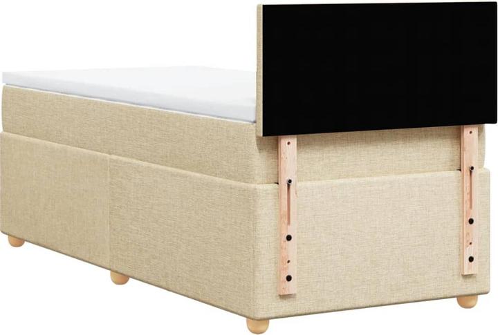 Produktbild VidaXL Bo x springbett mit Matratze 90 x 200 cm Stoff (90 x 200 cm, 90 x 200 cm)