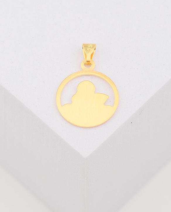 Actual product image Muau Angel (Yellow gold750)