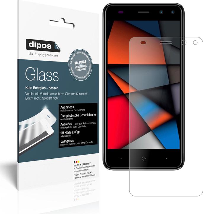 Actual product image Dipos Screen Protector Anti-Shock (2 Piece, Intex Indie 6)